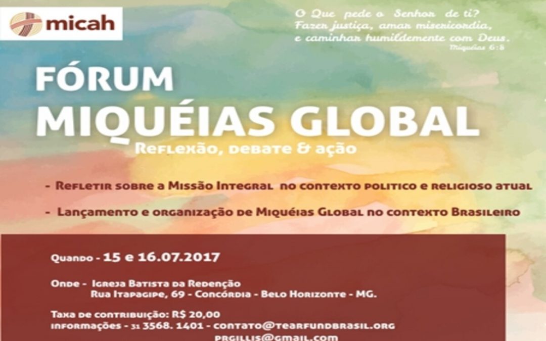 Rede Miquéias será lançada no Brasil