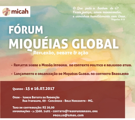 Rede Miquéias será lançada no Brasil